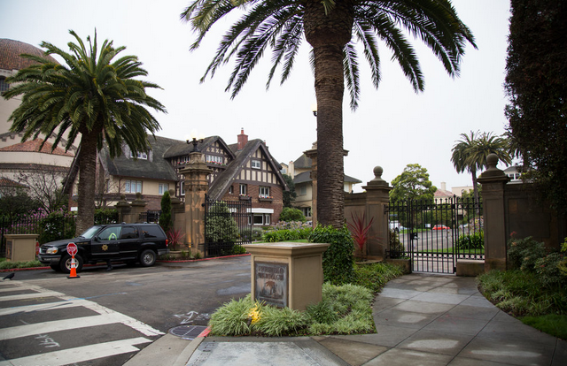 Wall Around Pelosi's Former Residence
