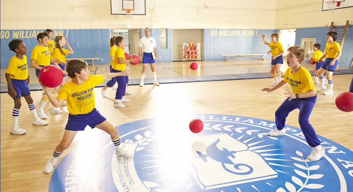Kids Playing Dodgeball
