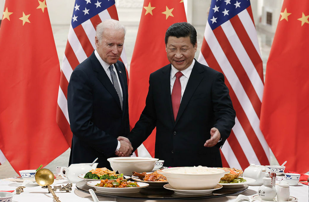 Joe Biden and Xi Jinping