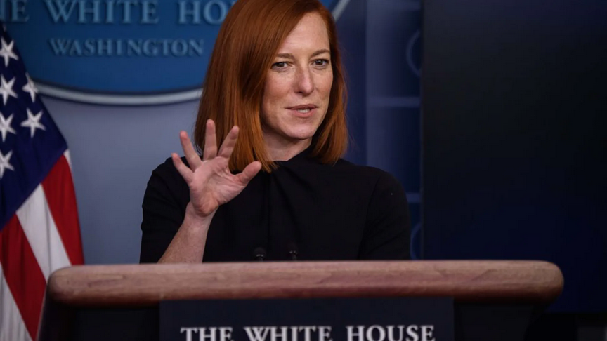 Jen Psaki doing a Jedi Mind Trick