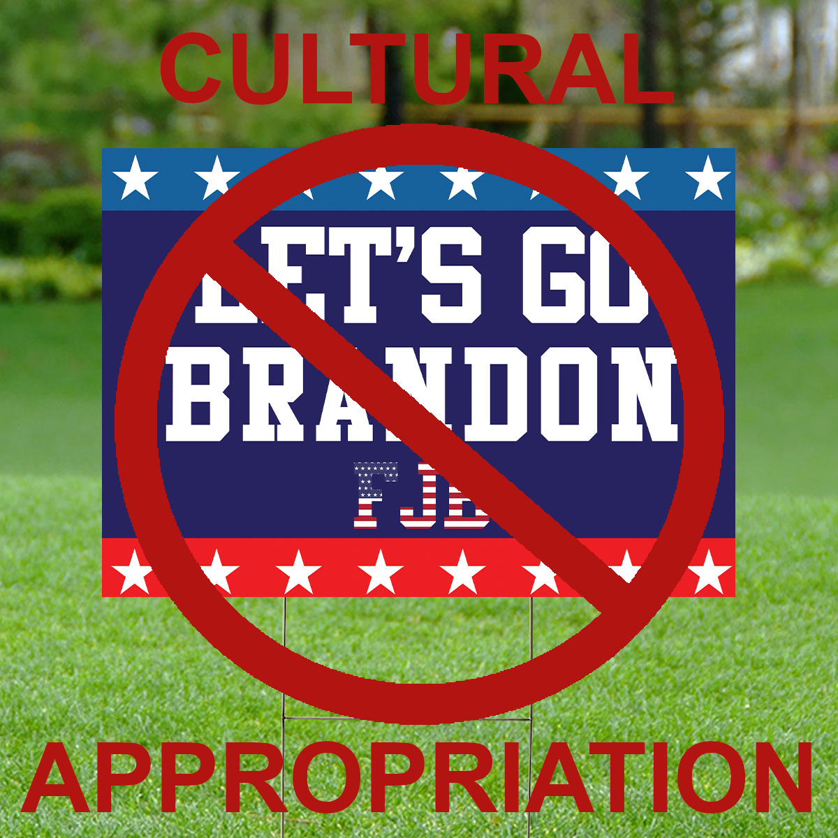 Let's Go Brandon sign