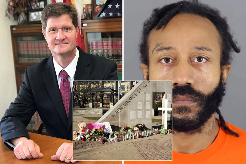 DA Chisholm, motorist Brooks, and the memorial