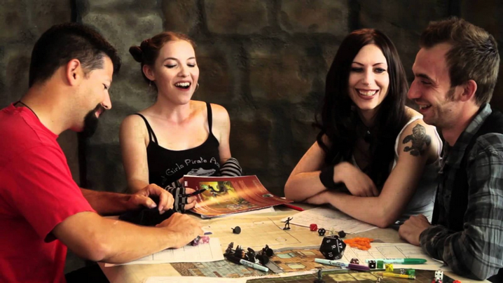 Two Couples Playing D & D