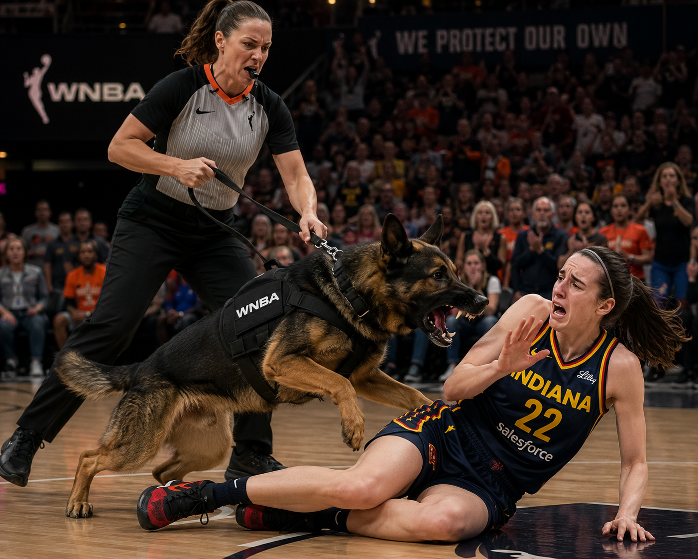 WNBA Ref Tormenting Caitlin Clark
