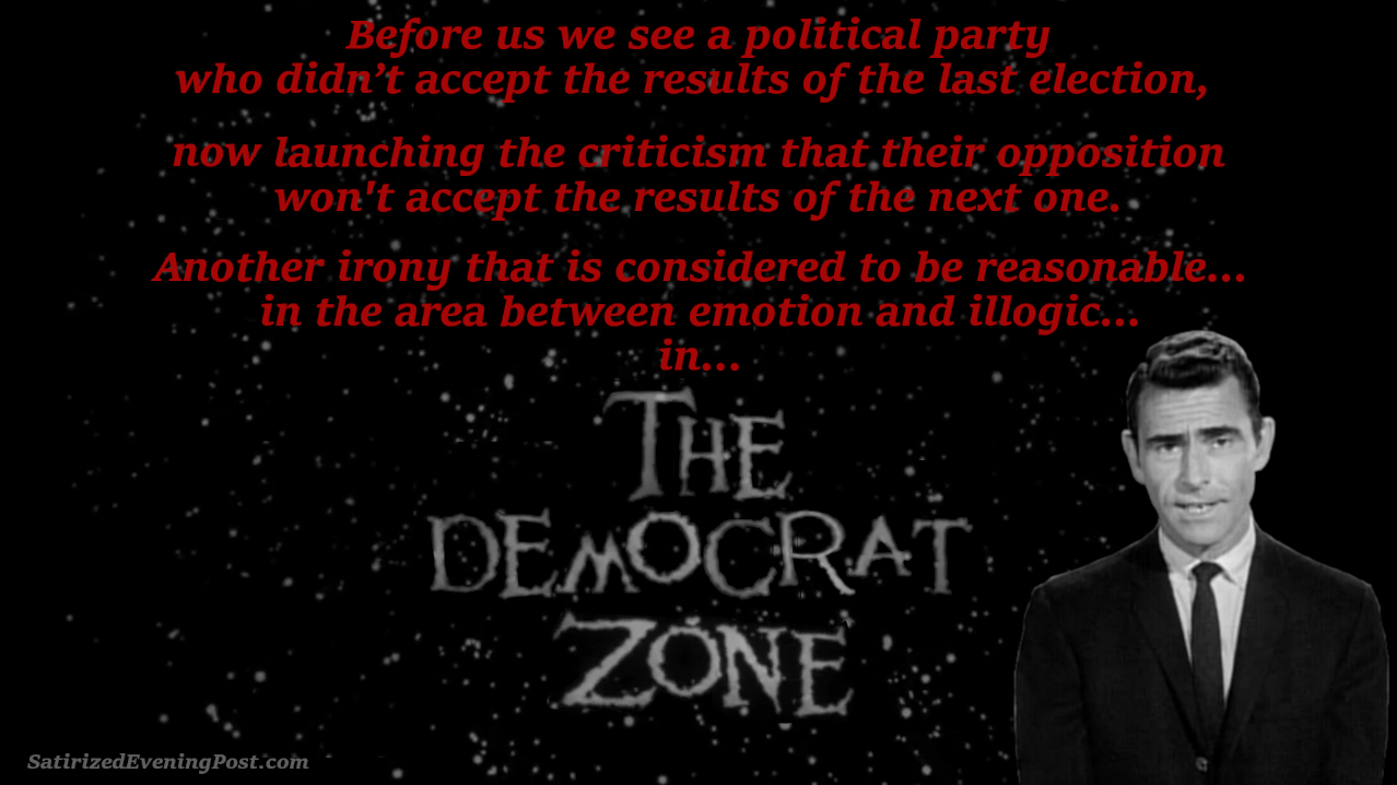 Won't Accept the Results of the Election