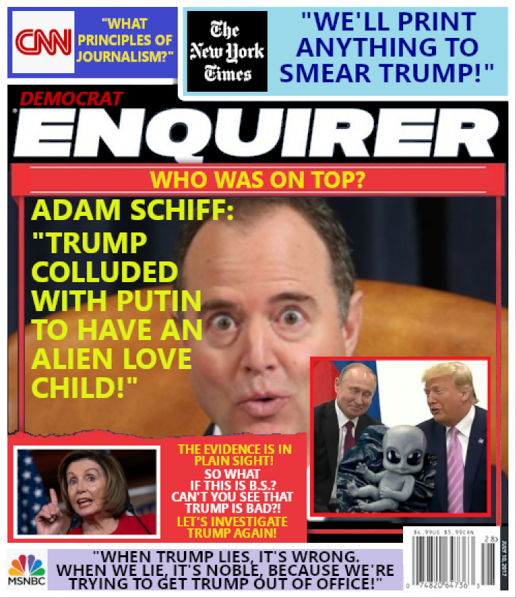 Adam Schiff blaming Trump.